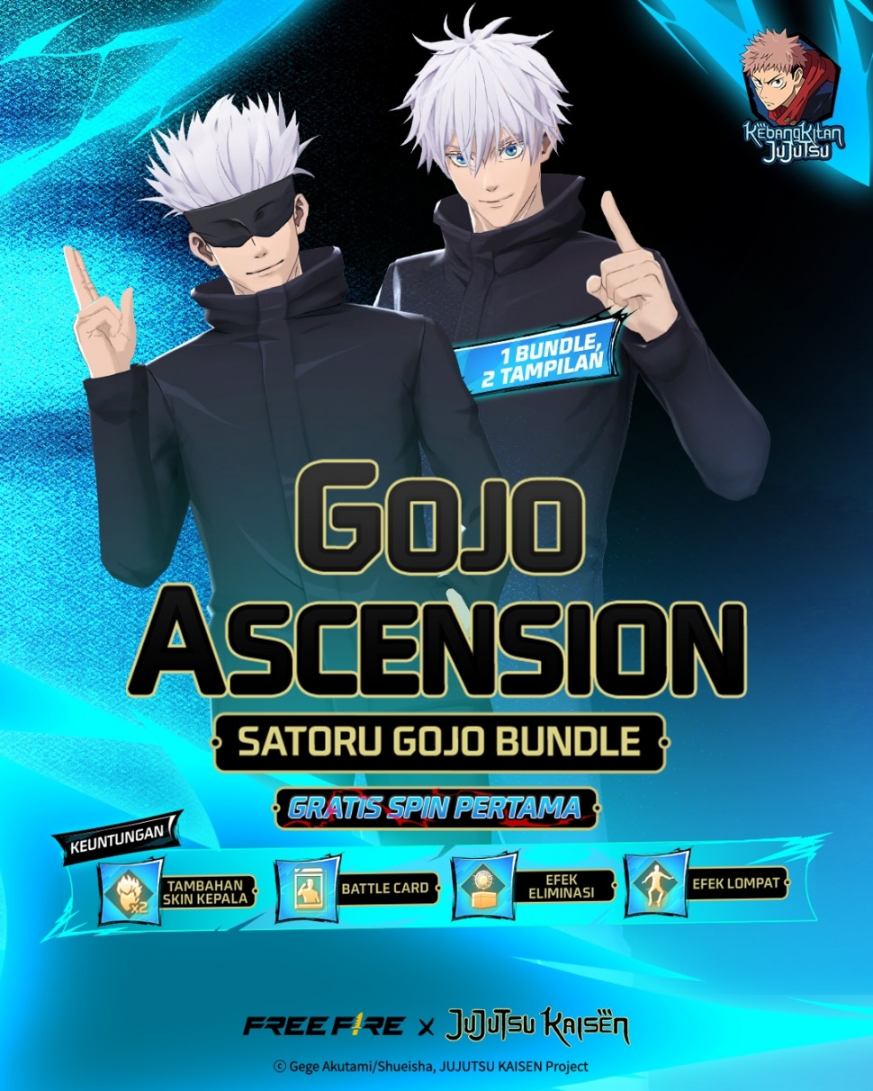 Gojo Ascension, Satoru Gojo Bundle (Instagram/freefirebgid)