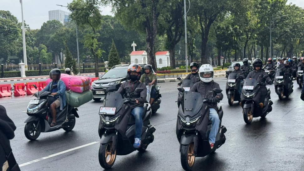 City Riding Yamaha MAXCLUSIVE The Premium Ride yang Berlangsung pad 17 Januari 2026 di Jakarta. (SUARA.COM/Manuel Jeghesta)