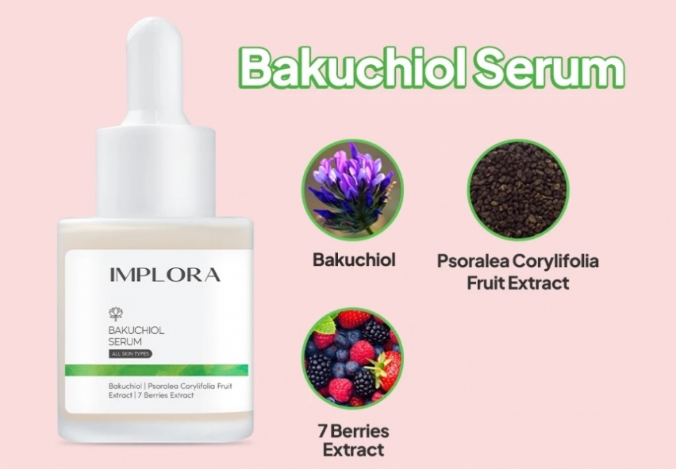  Implora Bakuchiol Serum. (Shopee)