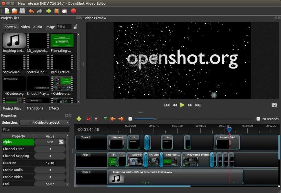 OpenShot. [OpenShot]