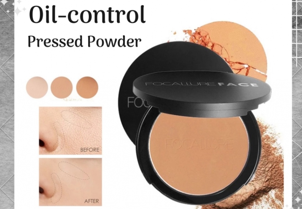 Focallure Oil Control Pressed Powder Matte. (Shopee)