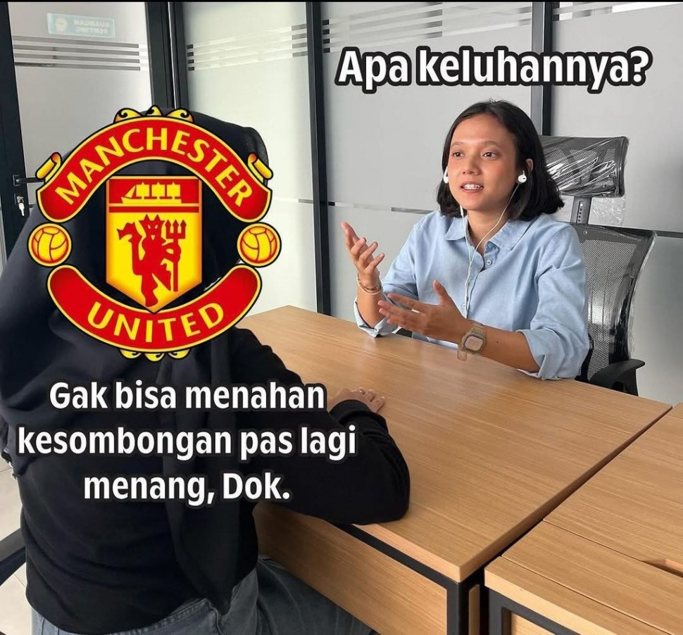 Meme kemenangan Manchester United [X]