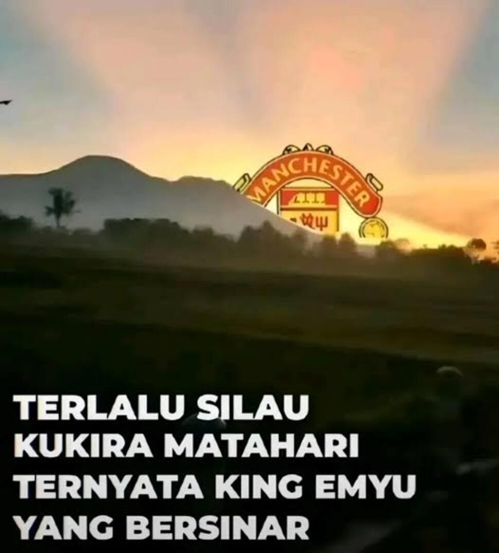Meme kemenangan Manchester United [X]