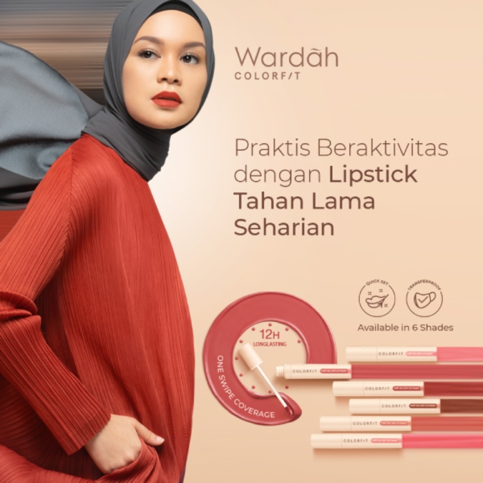  Wardah Colorfit Last All Day Lip Paint