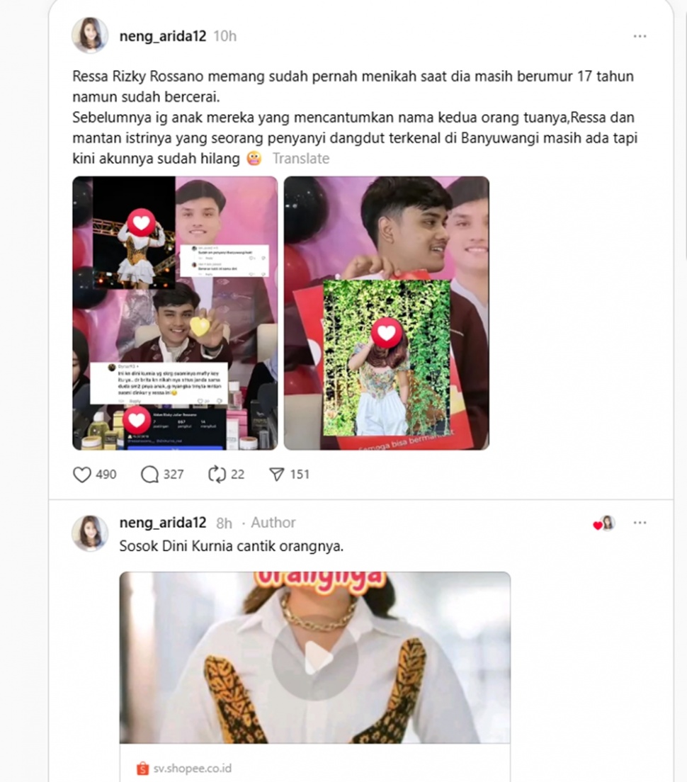 Isu Ressa Rizky Rosano anak Denada sudah menikah dan cerai [Thread]