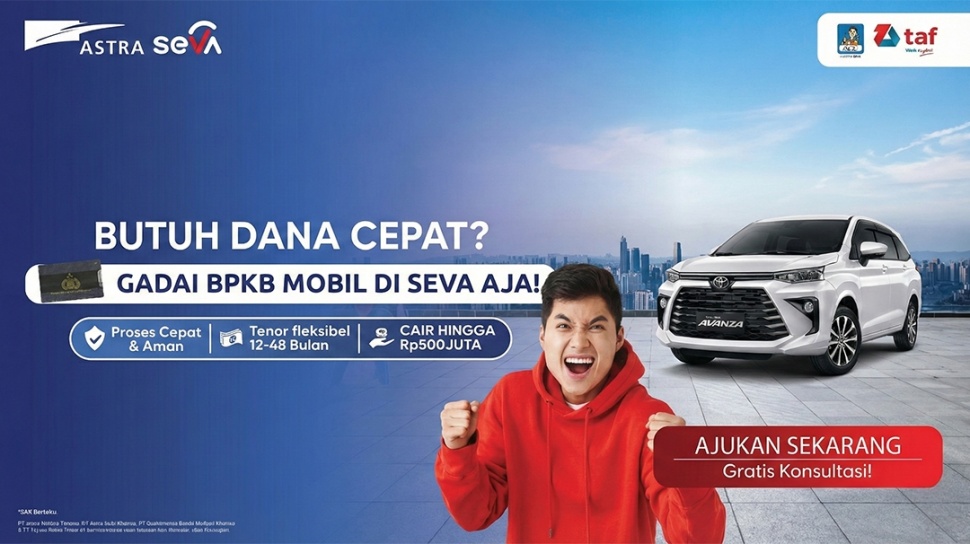 Gadai BPKB Mobil di SEVA Jadi Alternatif Pembiayaan. (Dok: SEVA)