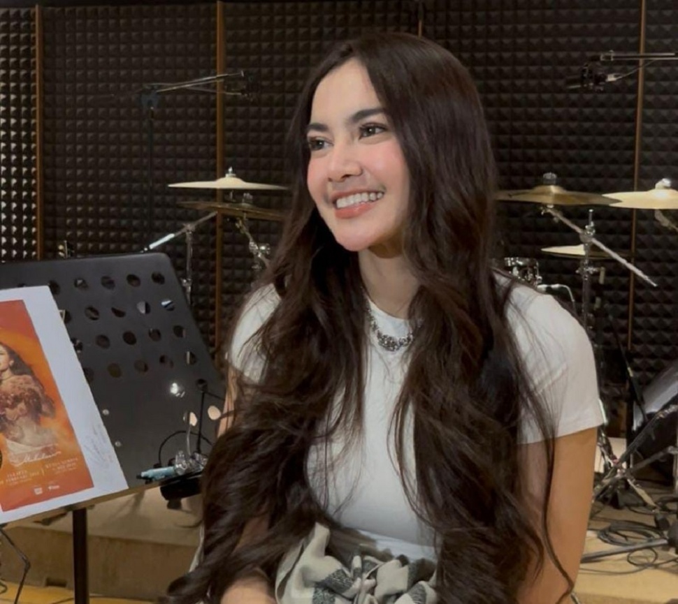 Mahalini mengaku harus mempersiapkan mental dan teknis yang lumayan berat jelang konser "KOMA Live in Concert" yang akan digelar di Istora Senayan, Jakarta pada 14 Februari 2026. [Tiara Rosana/Suara.com]