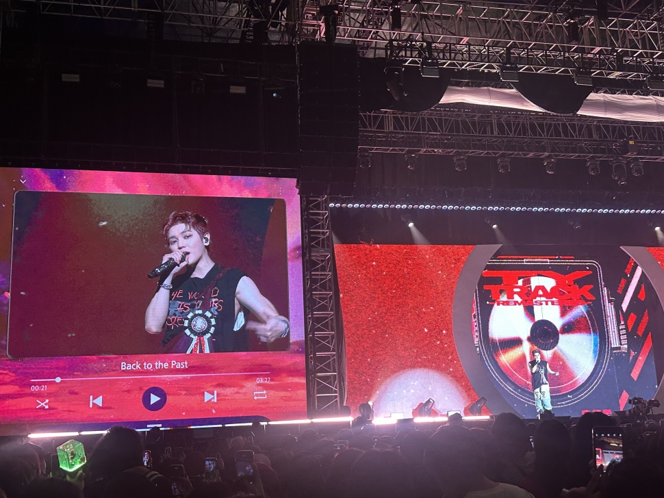 Taeyong NCT sukses menggelar konser solo perdananya di Tennis Indoor Senayan, Jakarta pada Sabtu, 7 Februari 2026 [Suara.com/Sumarni]