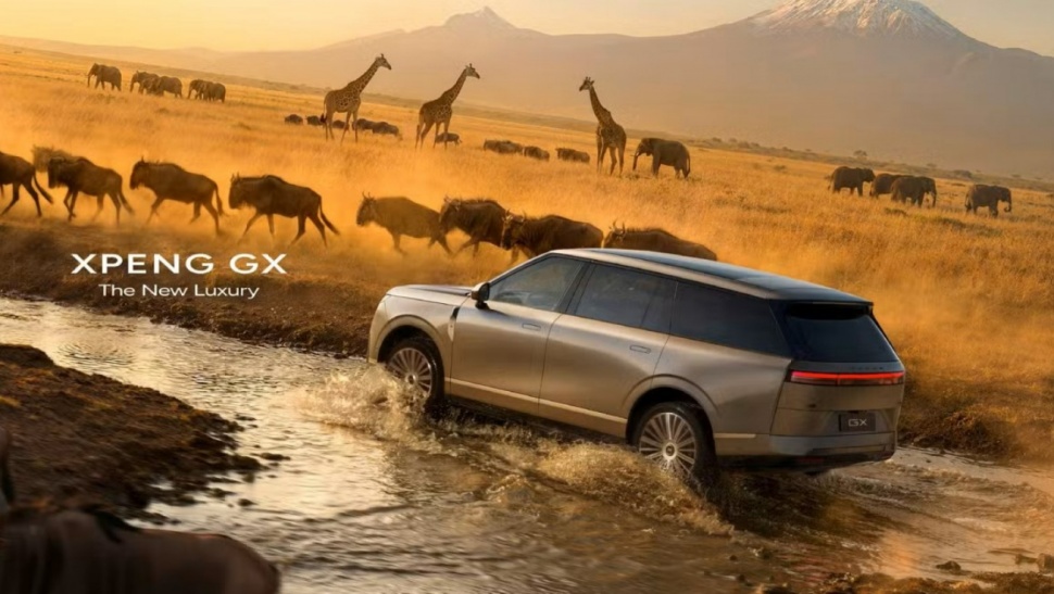 Teaser SUV Mewah XPeng GX. (XPeng)