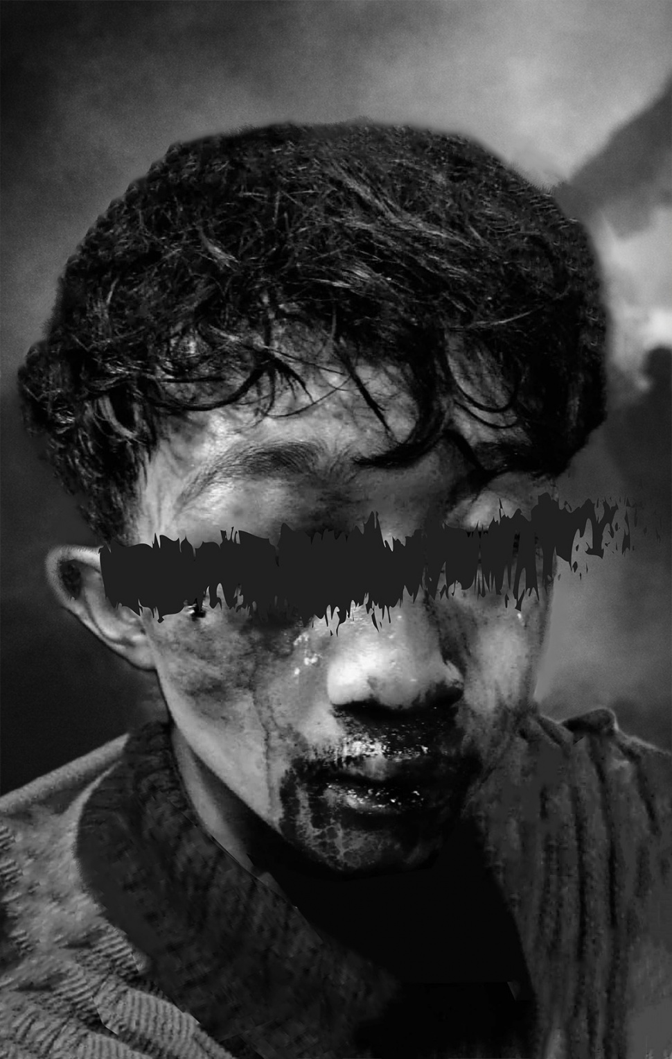 Foto salah satu korban penganiayaan dalam Polres Jakarta Utara.&nbsp;[dokumentasi]