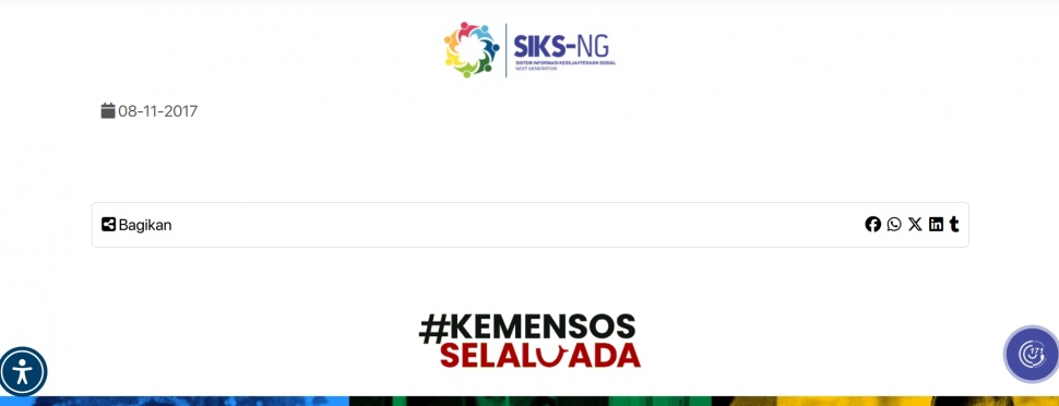Ilustrasi SIKS-NG. (Kemensos)