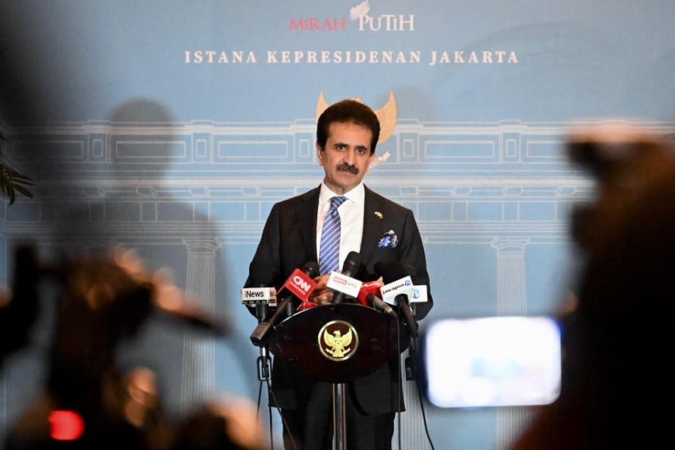 Duta Besar Republik Islam Pakistan untuk Indonesia, Zahid Hafeez Chaudhri. (Suara.com/Novian)