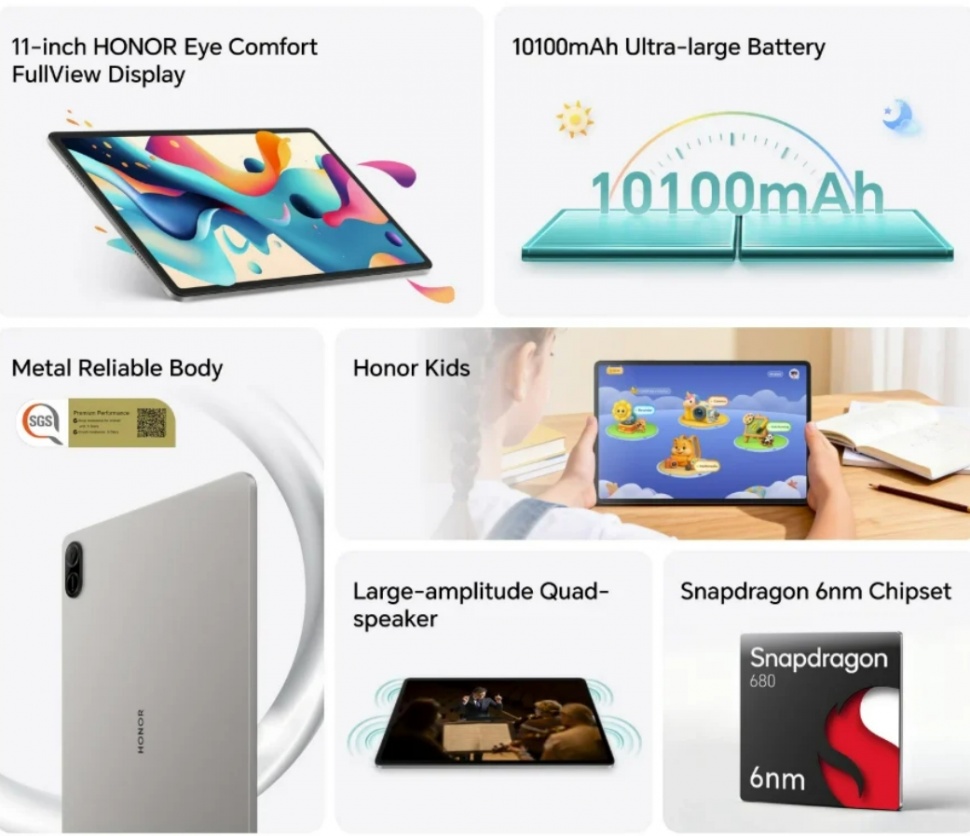 Spesifikasi Honor Pad X8b. (Honor)