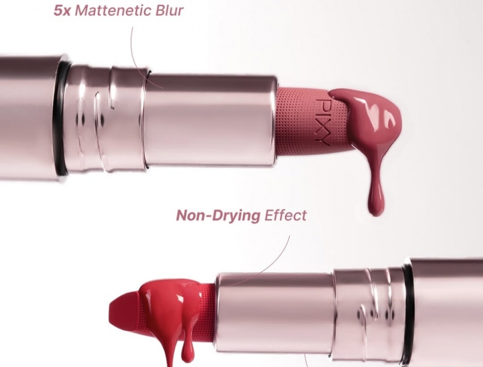 PIXY Mattenetic Transferproof Lipstick. (Shopee)