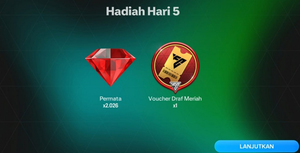 Hadiah Imlek FC Mobile. (Suara.com/ Rezza Rachmanta)