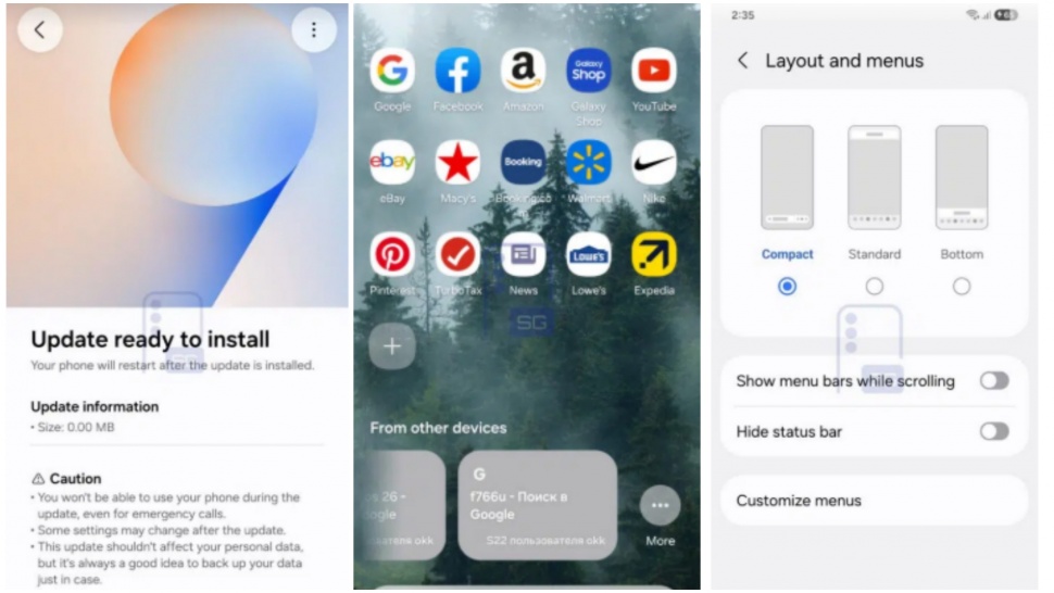 Bocoran One UI 9. (Sammy Guru)