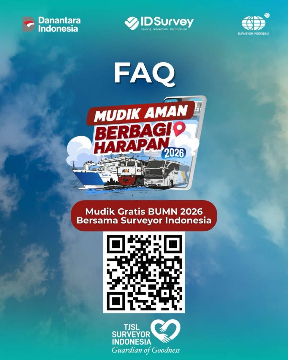 Mudik gratis Surveyor Indonesia (Instagram/tjsl_surveyorid)