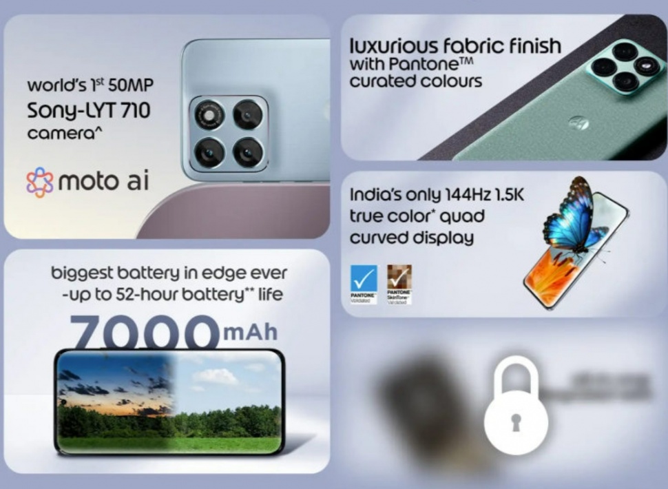 Fitur Kamera Motorola Edge 70. (Motorola)