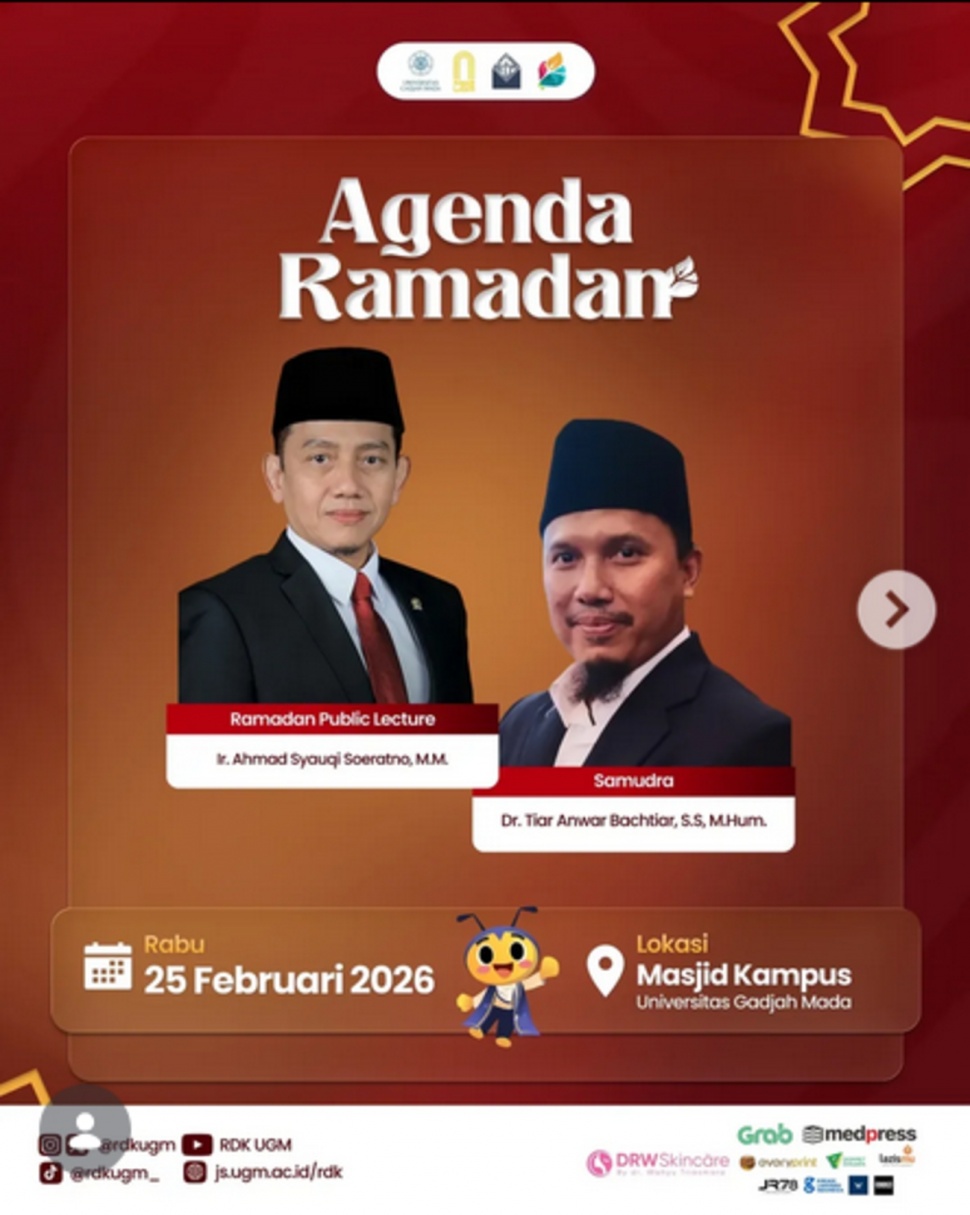 Agenda Ramadan di Masjid Kampus UGM hari ini (Instagram/rdkugm)