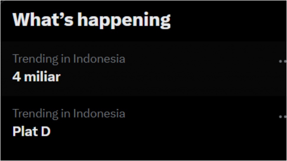 Plat D trending pada 26 Februari 2026 gegara aksi sopir Calya ugal-ugalan di Jakpus. (X)