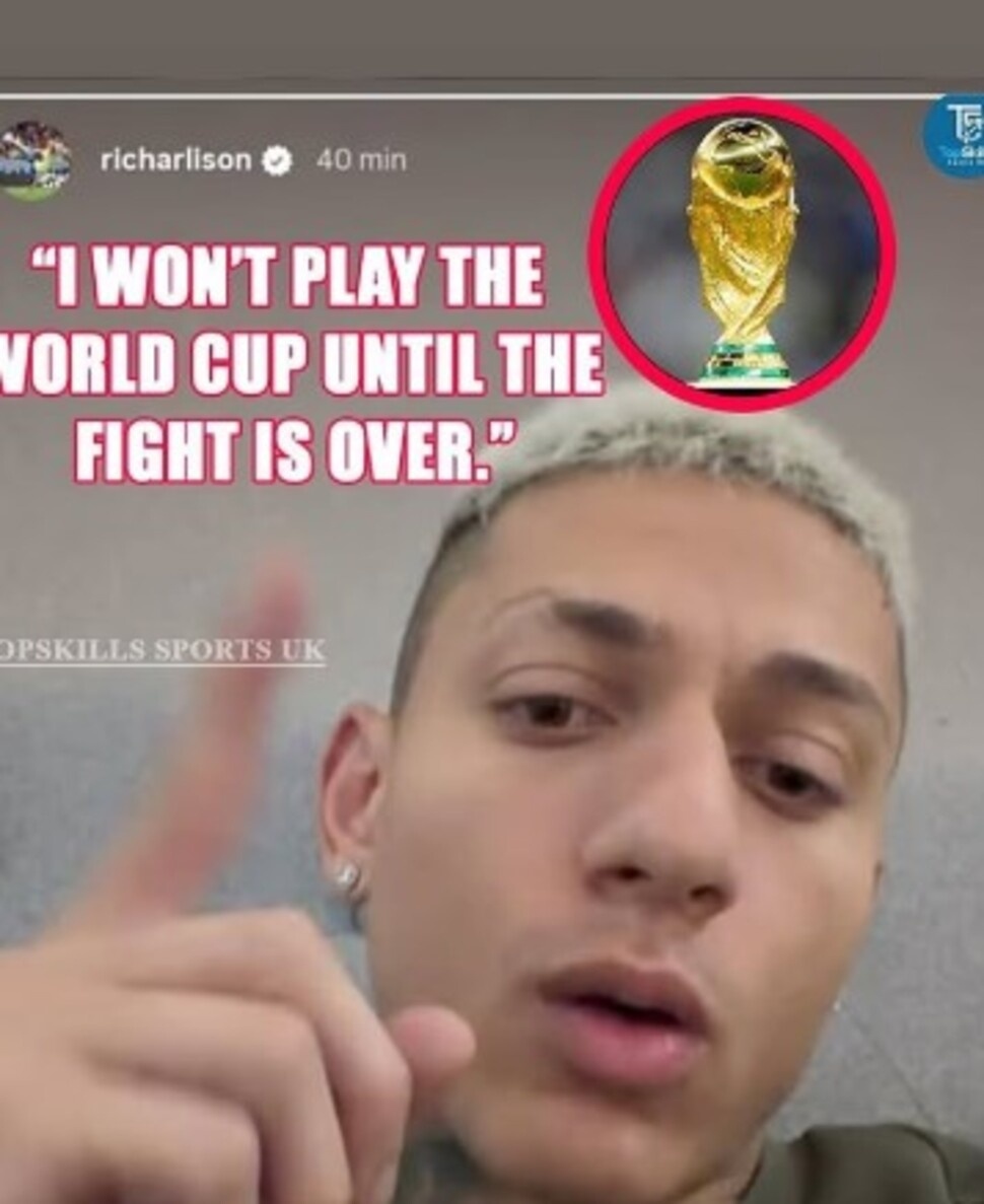 Penyerang Tottenham Hotspur, Richarlison, angkat suara soal kabar di media sosial tentang dirinya menolak tampil di Piala Dunia 2026 karena serangan AS-Israel ke Iran. [Instagram]