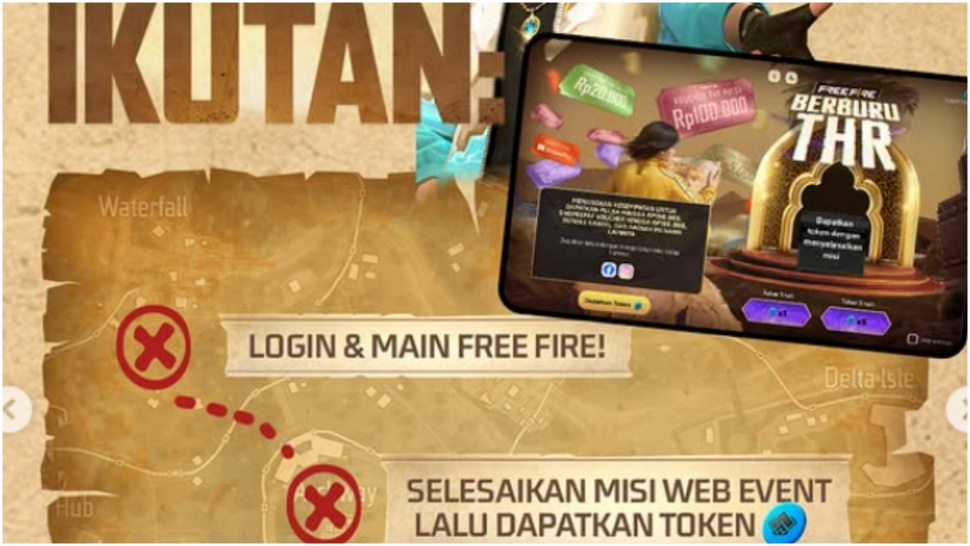 Cara ikut THR FF. (ist)