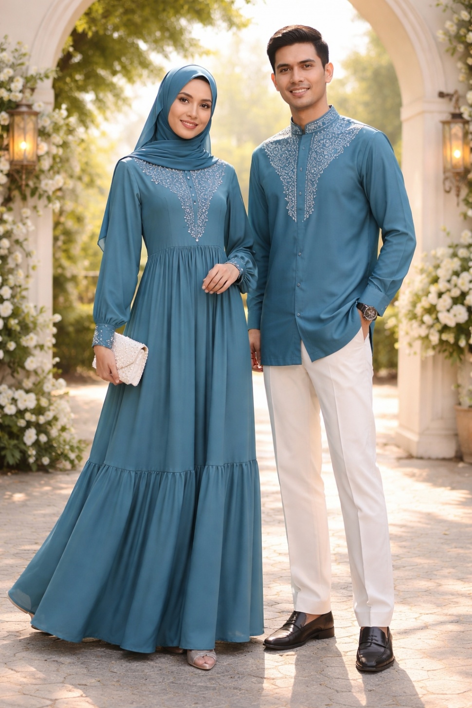 Ilustrasi warna baju lebaran 2026 [ChatGPT]