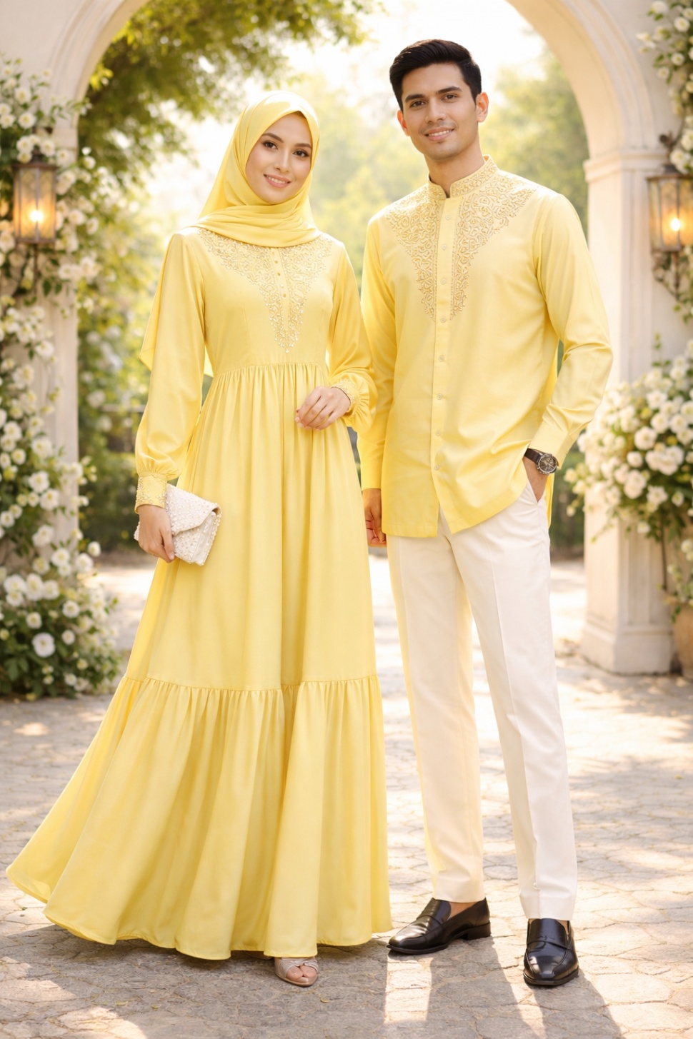 Ilustrasi warna baju lebaran 2026 [ChatGPT]