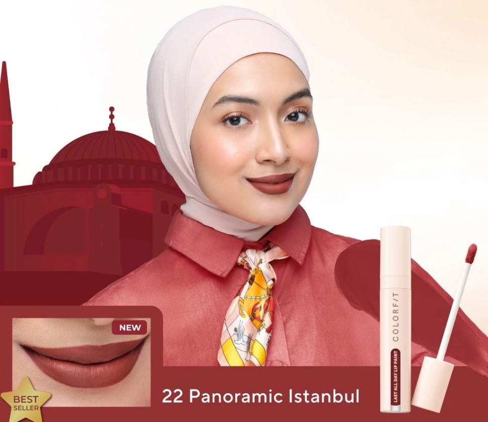 Lipstik Lebaran untuk usia 40-an. (Shopee)