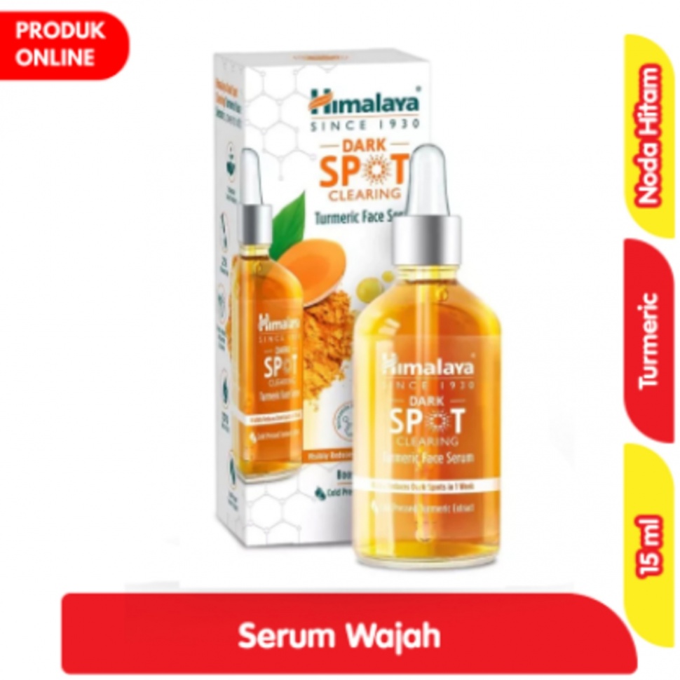 Himalaya Turmeric Serum Wajah untuk Noda Hitam (15 ml)