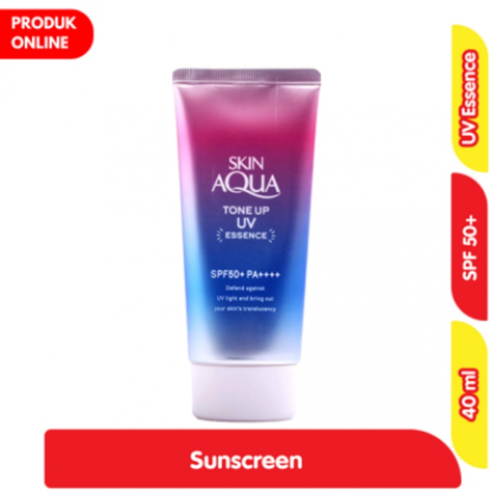 Skin Aqua Tone Up UV Essence Sunscreen Wajah SPF 50 PA++++ (40 ml)