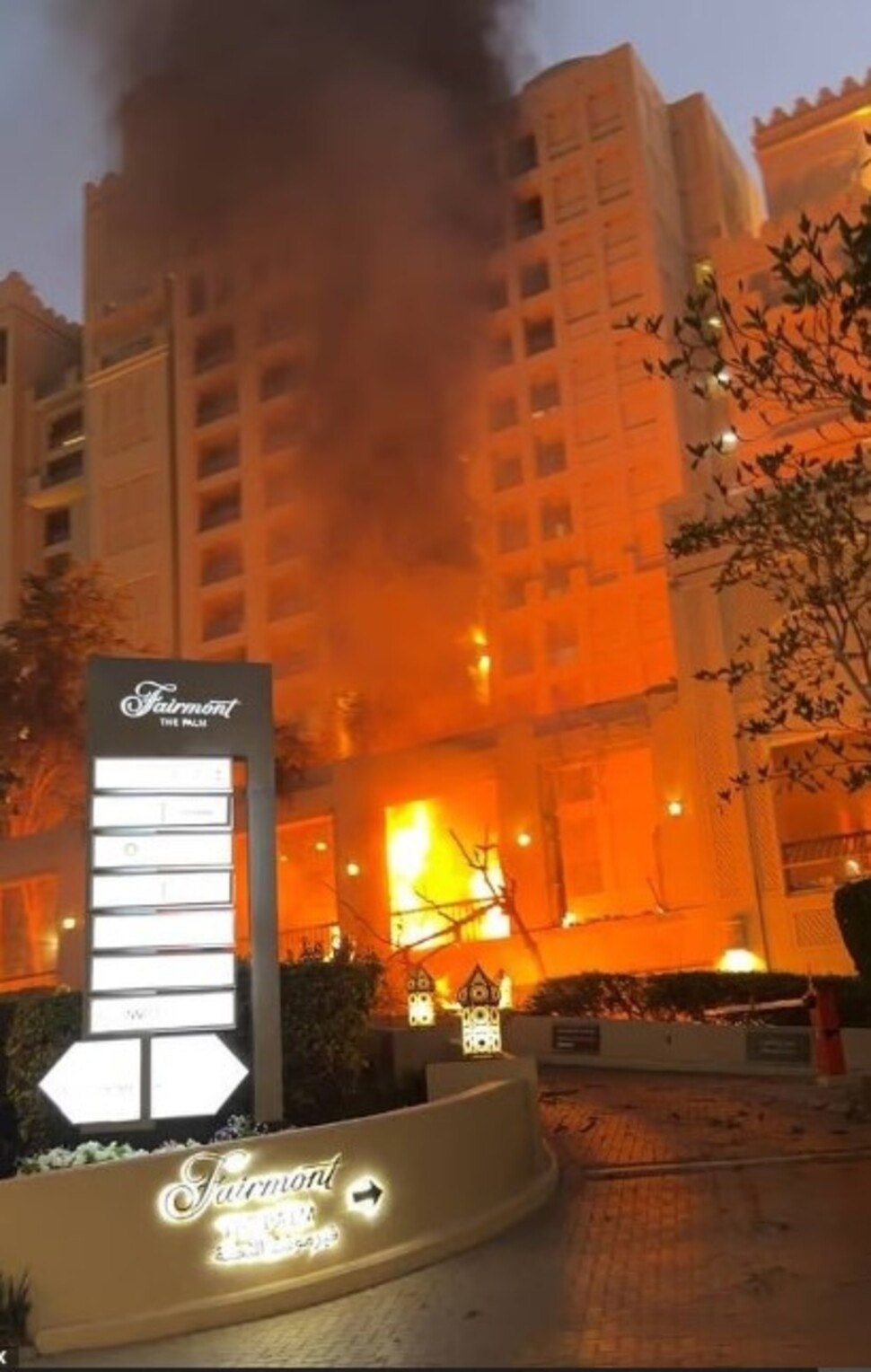 Serangan drone milik Iran yang menghantam Dubai, UEDA memicu kepanikan di kota yang selama ini dikenal sebagai surga bebas pajak. [Tangkap layar X]