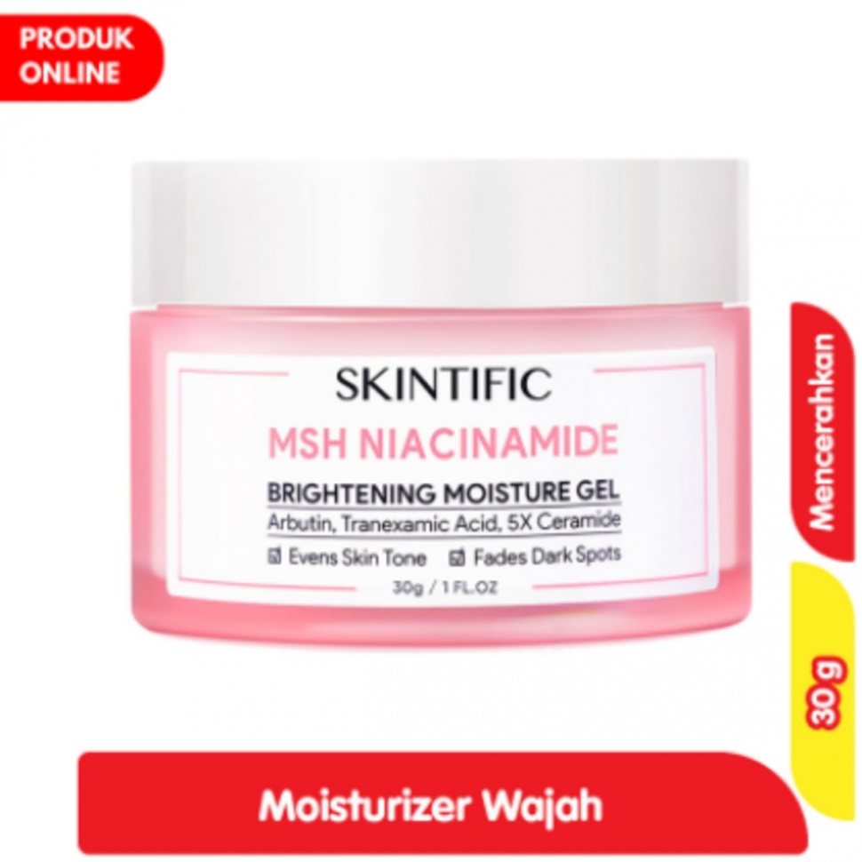 Skintific MSH Niacinamide Gel Moisturizer Brightening (30 gram)