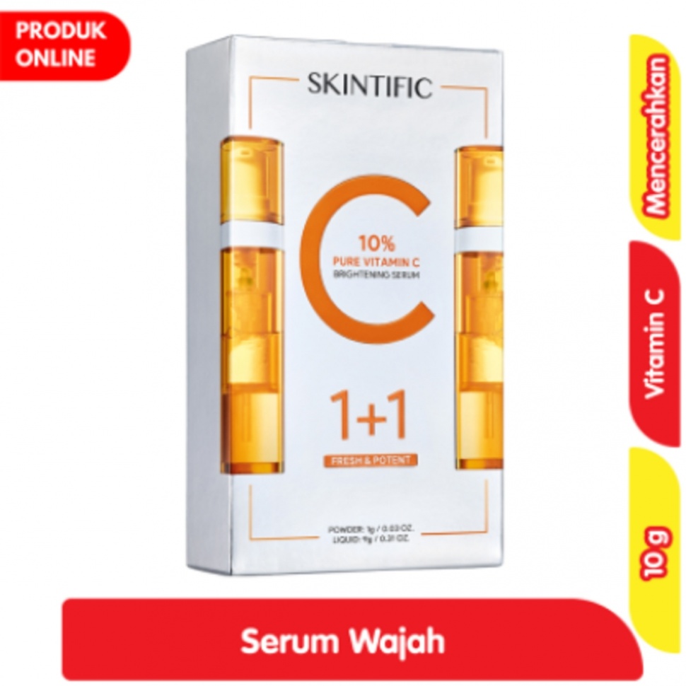 Skintific Serum Wajah 10% Pure Vitamin C (10 gram)