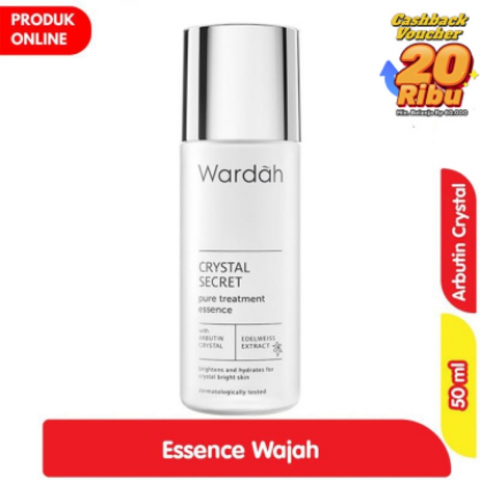Wardah Crystal Secret Essence Wajah Pure Treatment (50 ml)