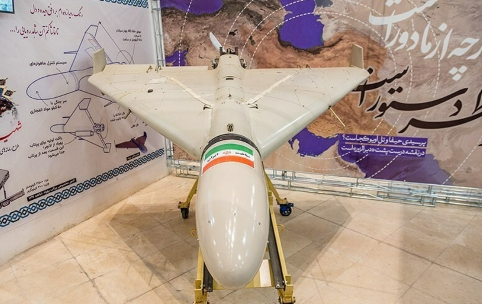 Drone Shahed 136 milik Iran. (Tasnim)