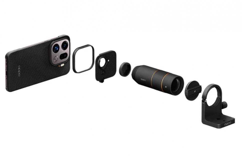 Tampilan Kit Fotografi pada Oppo Find X9 Pro. (Oppo)