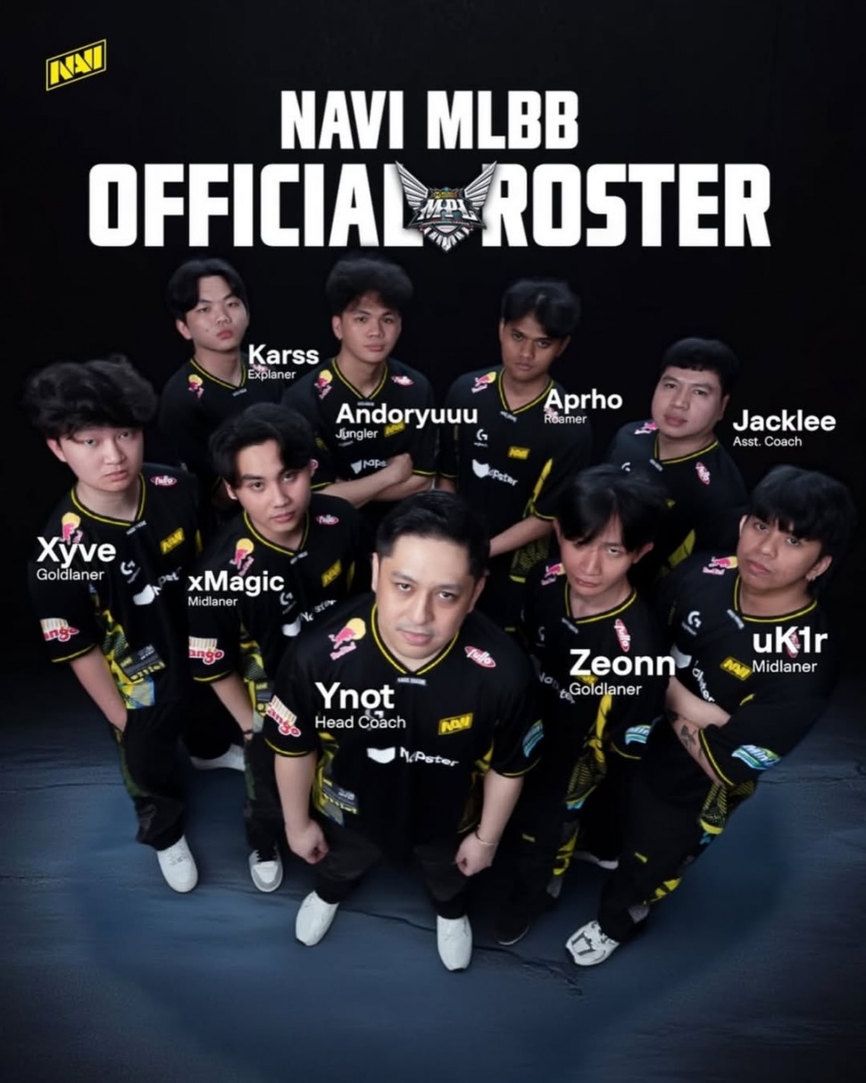 Roster Navi di MPL ID Season 17. (Instagram)