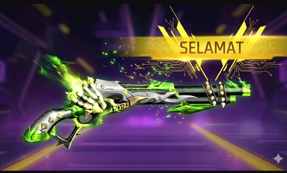 Hadiah di game Free Fire (Youtube)