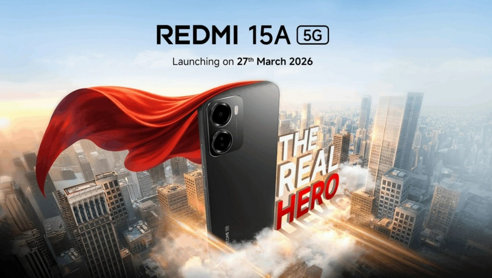 Poster resmi Redmi 15A 5G. (Xiaomi) 