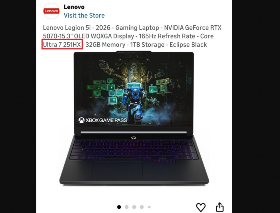 Laptop Intel Core Ultra 7 serta NVIDIA RTX 5070. (ist)