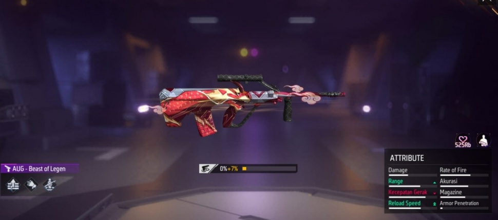 Skin AUG Beast. (Suara.com/ Rezza Rachmanta)