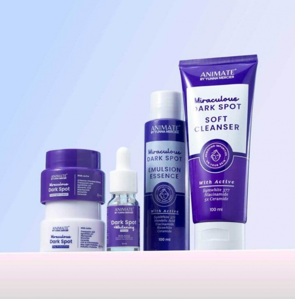 Urutan skincare Animate untuk flek hitam (Animate)