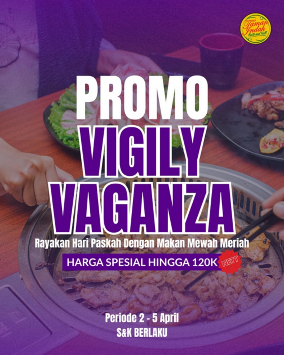 Promo makanan spesial Hari Paskah (Instagram)