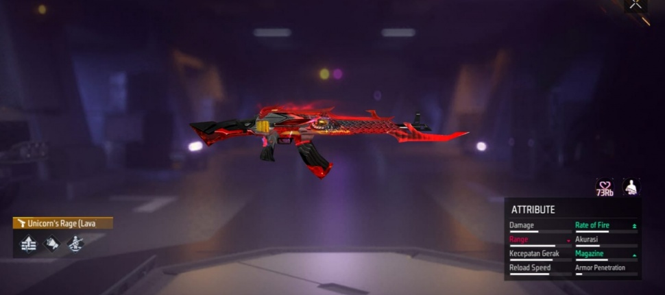 AK47 Unicorn Rage Lava. (ist)