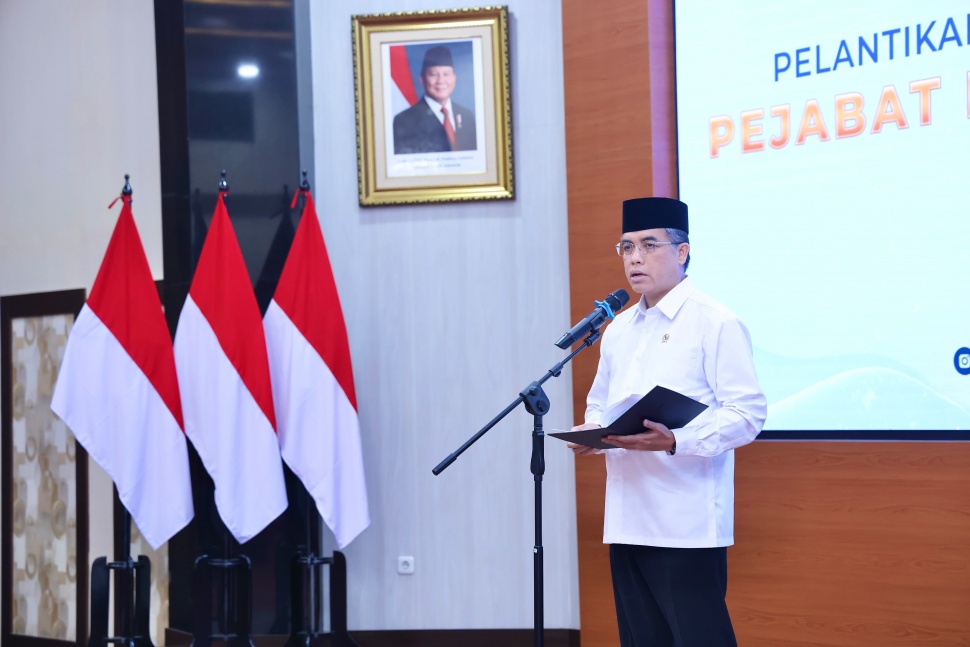 Menteri Ketenagakerjaan (Menaker), Yassierli di Kementerian Ketenagakerjaan (Kemnaker), di Jakarta, Selasa (7/4/2026). (Dok: Kemnaker)