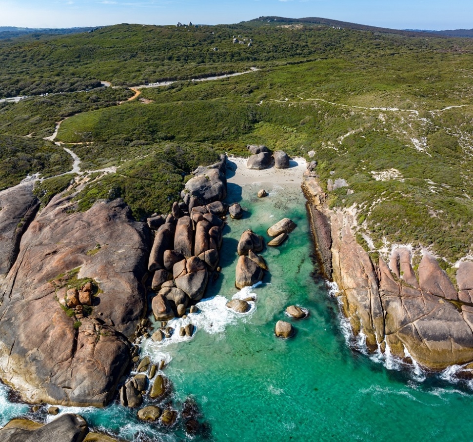 Pantai Elephant Rocks, Australia Barat. (dok. Tourism WA)