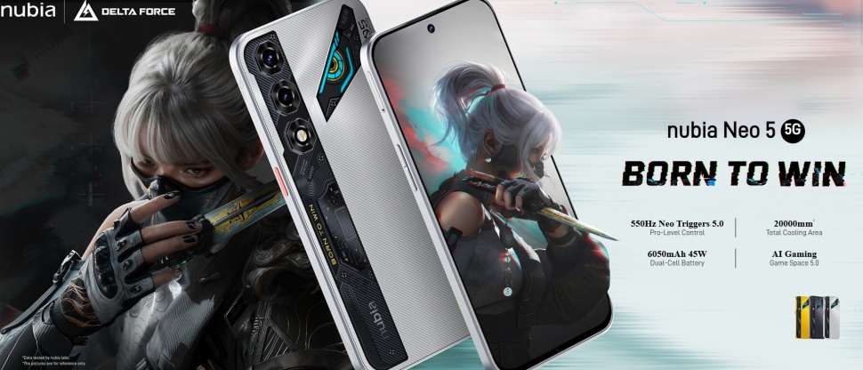 HP gaming murah Nubia Neo 5 bersiap ke Indonesia. (Nubia)