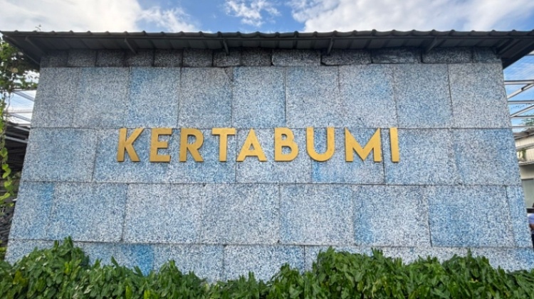 Tulisan Komunitas Kertabumi. (Dok.pribadi/Natasha Suhendra)