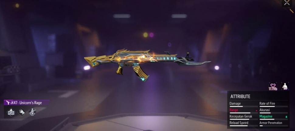 Skin AK47. (Suara.com/ Rezza Rachmanta)